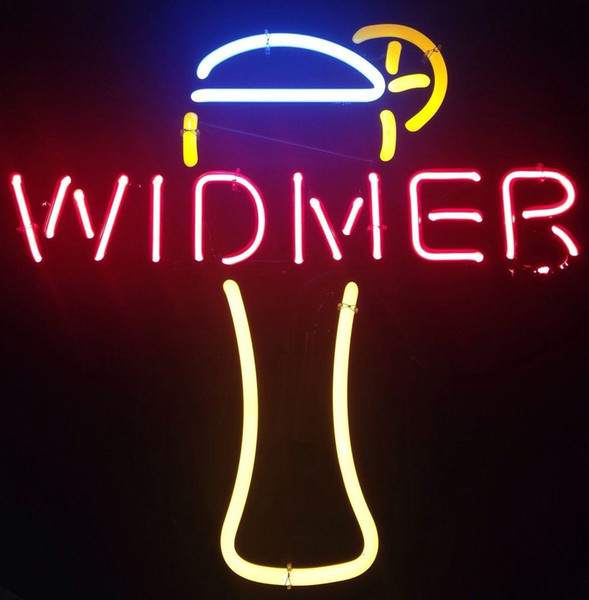 Widmer Tall Glass Neon Sign